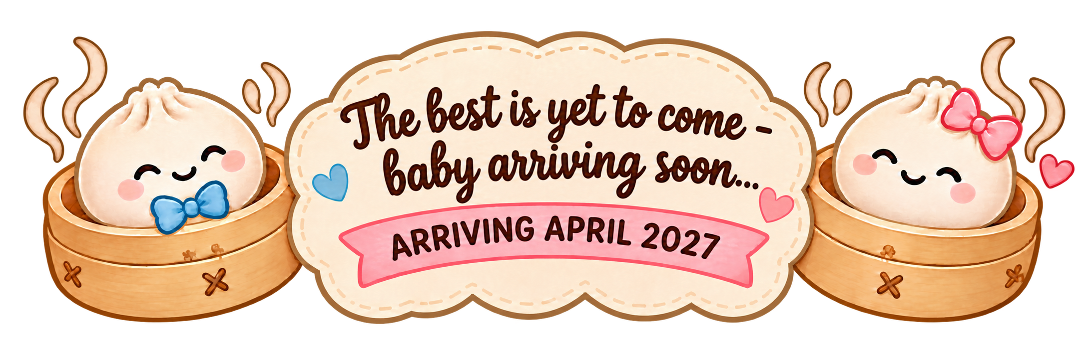Little baby bao steaming… Arriving April 2027